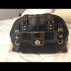 Coach Black and Gold Tote
